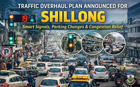 Shillong Traffic Overhaul Plan Announced to Tackle Rising Congestion