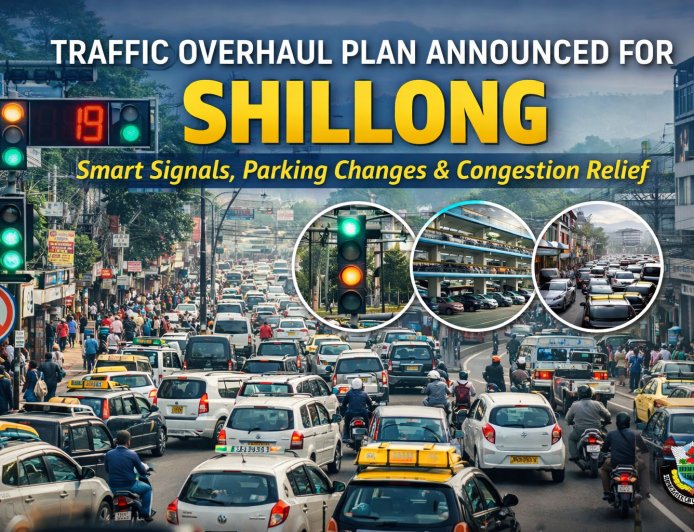 Shillong Traffic Overhaul Plan Announced to Tackle Rising Congestion