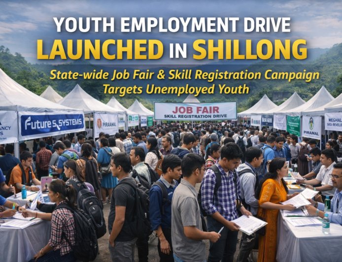 Youth Employment Drive Launched in Shillong, State Targets Job Creation Push.