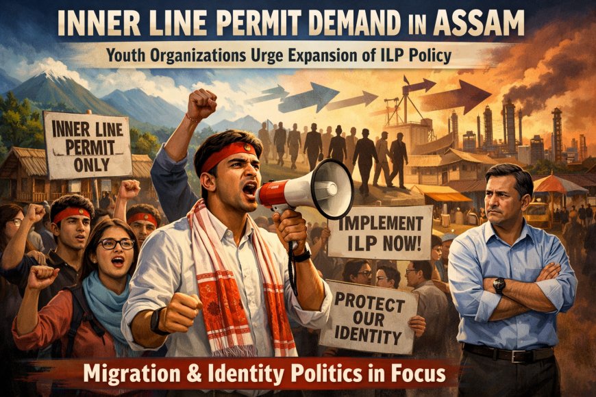Youth Organizations Demand Inner Line Permit Expansion in Assam.