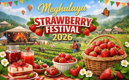 Strawberry Festival 2026 Blossoms Across Meghalaya, Boosting Agritourism and Rural Economy.