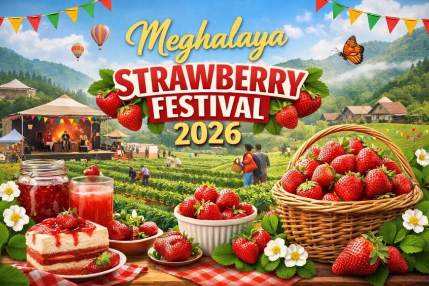 Strawberry Festival 2026 Blossoms Across Meghalaya, Boosting Agritourism and Rural Economy.